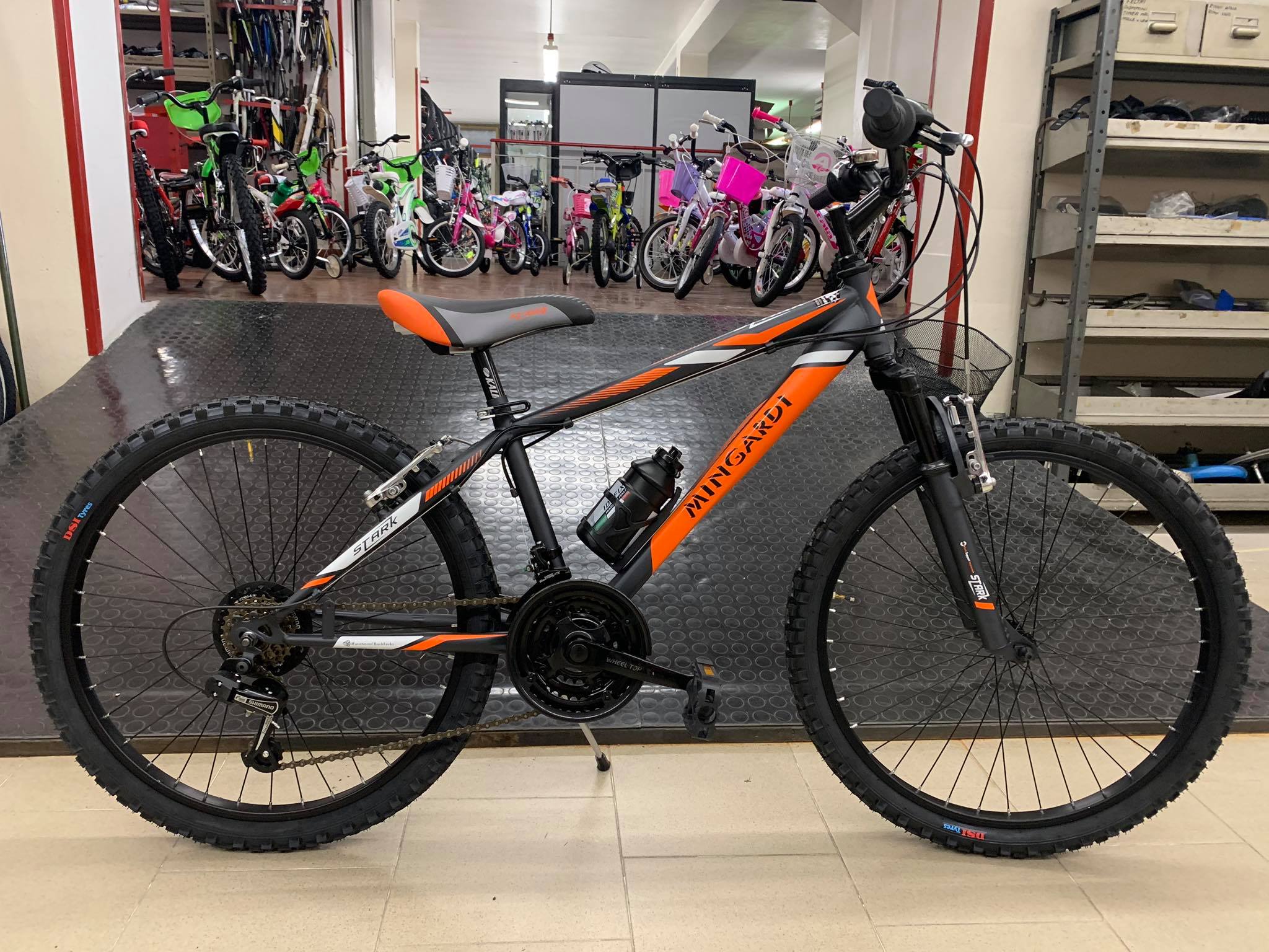 Bici bicicletta 24 arancio 