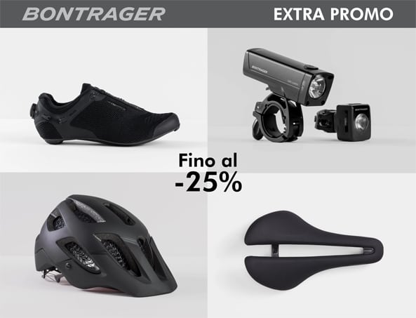 Accessori e Abbigliamenti Bontrager in promozione